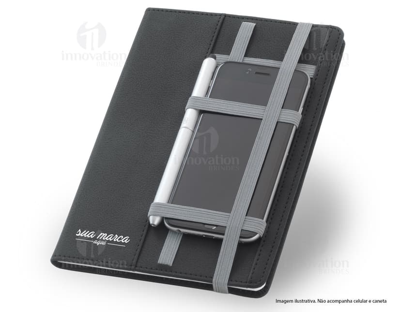 Bloco de anotações em couro - Perfeito para o escritório ou reuniões de negócios. Guarde suas ideias com elegância e sofisticação. Essencial para organizar suas tarefas e manter suas informações sempre à mão. Nunca mais esqueça uma ideia!