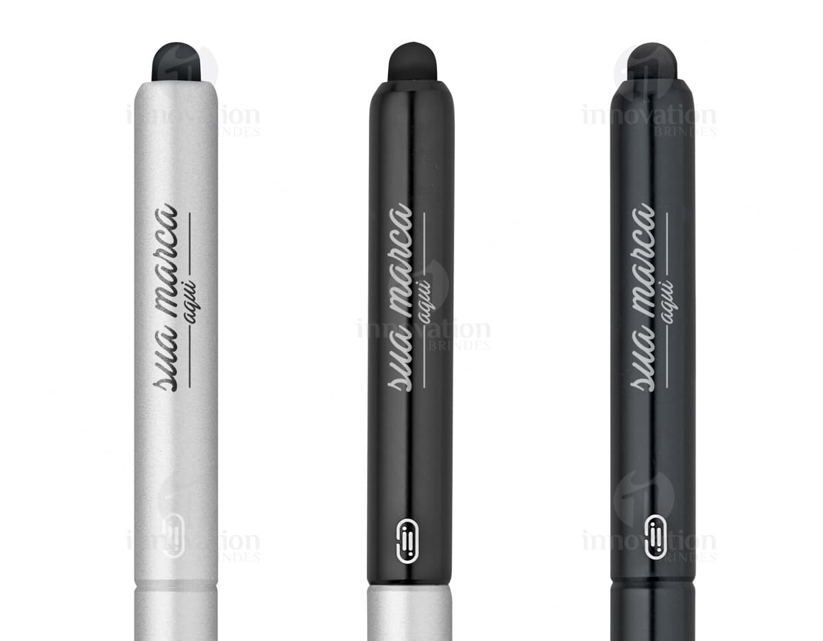 Caneta de metal prateada para escrita de alta qualidade. Perfeita para uso no escritório, na escola ou em casa. Design elegante e durável, ideal para assinar documentos ou fazer anotações. Adquira já a sua!