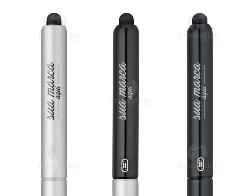 Caneta de metal prateada para escrita de alta qualidade. Perfeita para uso no escritório, na escola ou em casa. Design elegante e durável, ideal para assinar documentos ou fazer anotações. Adquira já a sua!