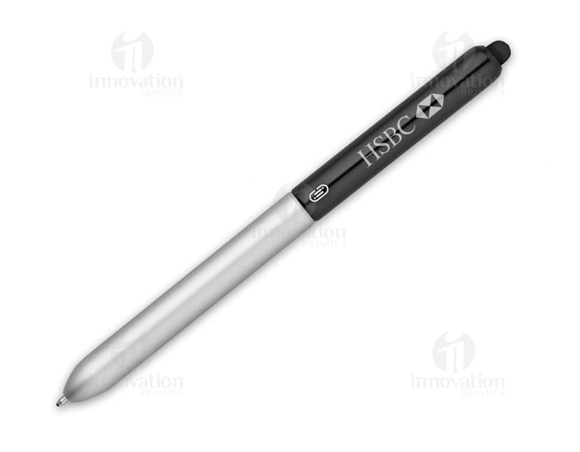 Caneta de metal de alta qualidade para escrita precisa e elegante. Ideal para uso no escritório, na escola ou em casa. Design sofisticado em metal prateado, perfeita para assinar documentos ou fazer anotações. Adquira já a sua!