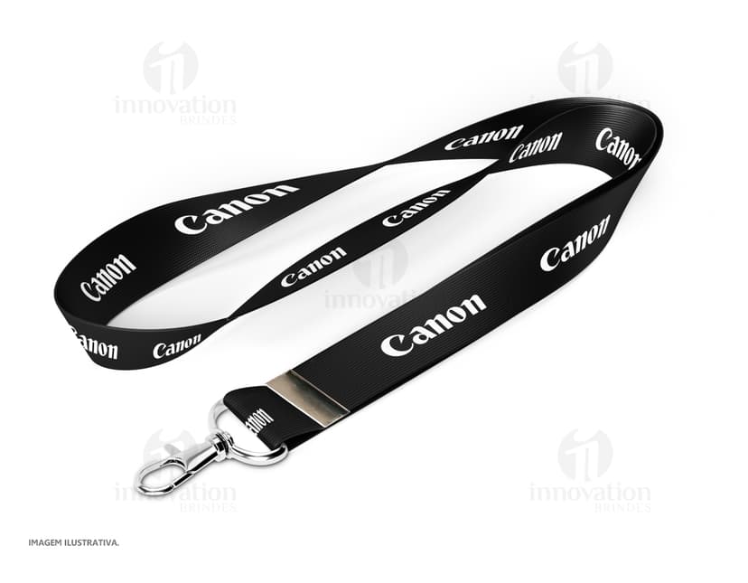 Cordão para crachá com mosquetão, ideal para identificação e segurança no trabalho. Feito em material resistente e durável, com 85cm de comprimento e 2cm de largura. Prático e funcional para uso diário em diferentes ambientes. Adquira já o seu!