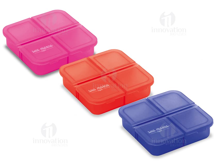 Porta comprimidos em plástico preto - Mantenha seus medicamentos organizados com estilo e elegância. Ideal para o trabalho, viagens e esportes. Compre já!