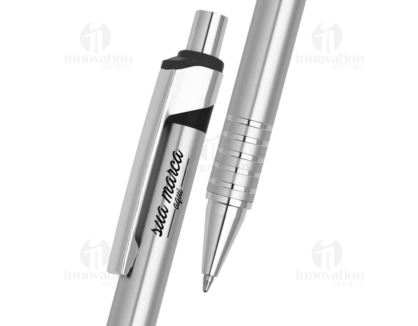Caneta de metal elegante e durável para escrita suave e precisa. Ideal para uso no escritório, na escola ou em casa. Disponível em várias cores. Adquira a sua agora!