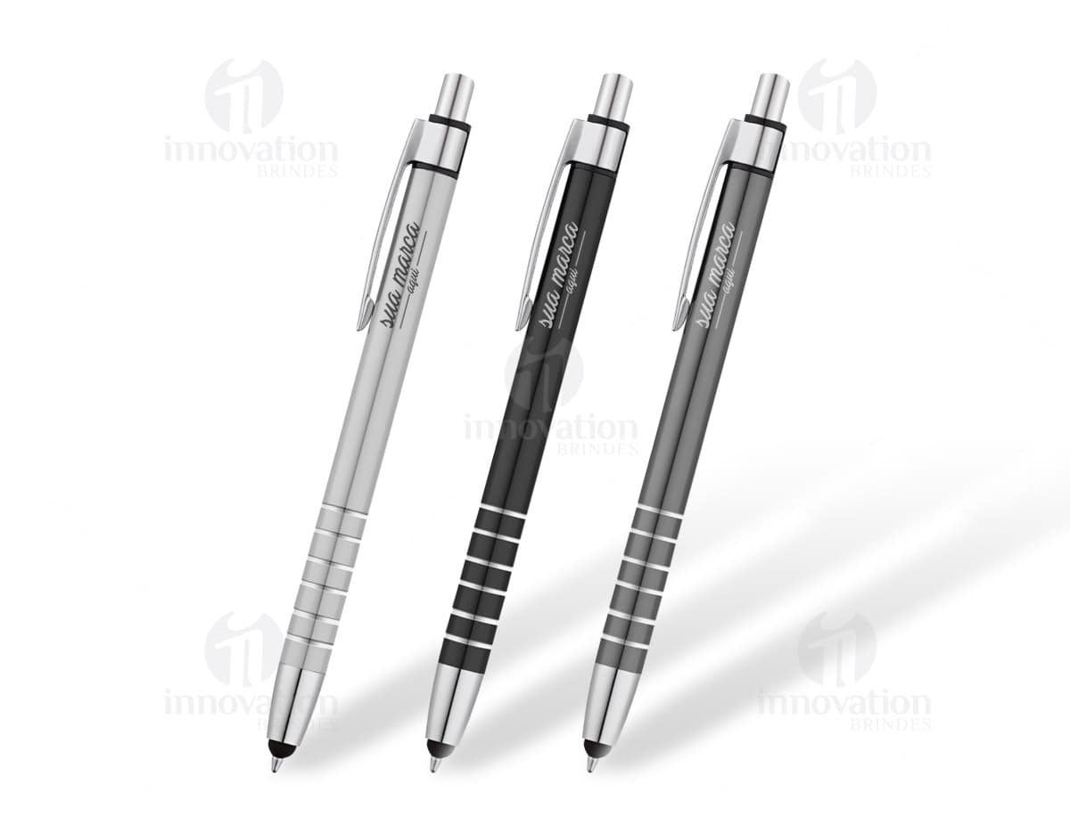 Caneta de metal com touch - 08, perfeita para escrita e desenho. Ideal para uso no escritório, na escola ou em casa. Design elegante e durável. Adquira a sua agora!