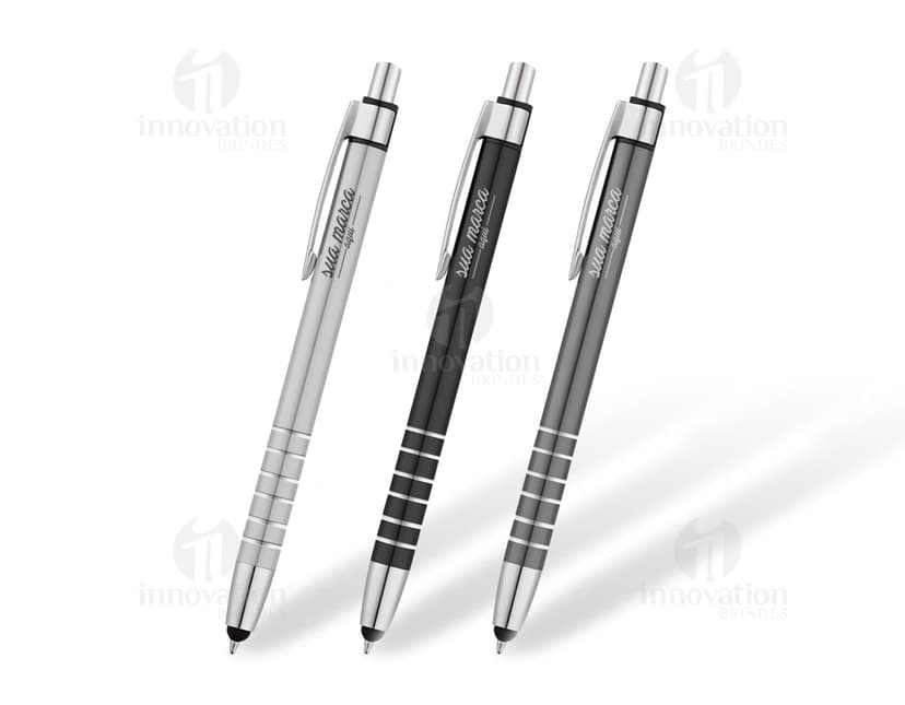 Caneta de metal com touch - 08, perfeita para escrita e desenho. Ideal para uso no escritório, na escola ou em casa. Design elegante e durável. Adquira a sua agora!