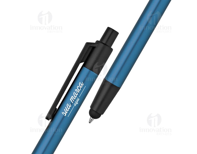 Caneta de metal com touch - 09, ideal para uso no escritório ou na escola. Perfeita para desenhar, escrever e colorir com precisão. Versátil e durável, em cores vibrantes e design ergonômico. Adquira já a sua!
