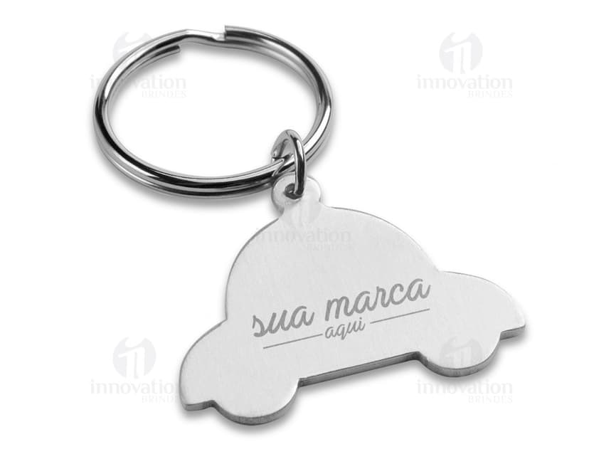 Chaveiro de metal para carro - 03: Prático e estiloso, esse acessório é perfeito para manter suas chaves sempre seguras e à mão. Ideal para quem valoriza qualidade e design no dia a dia. Adquira já o seu!