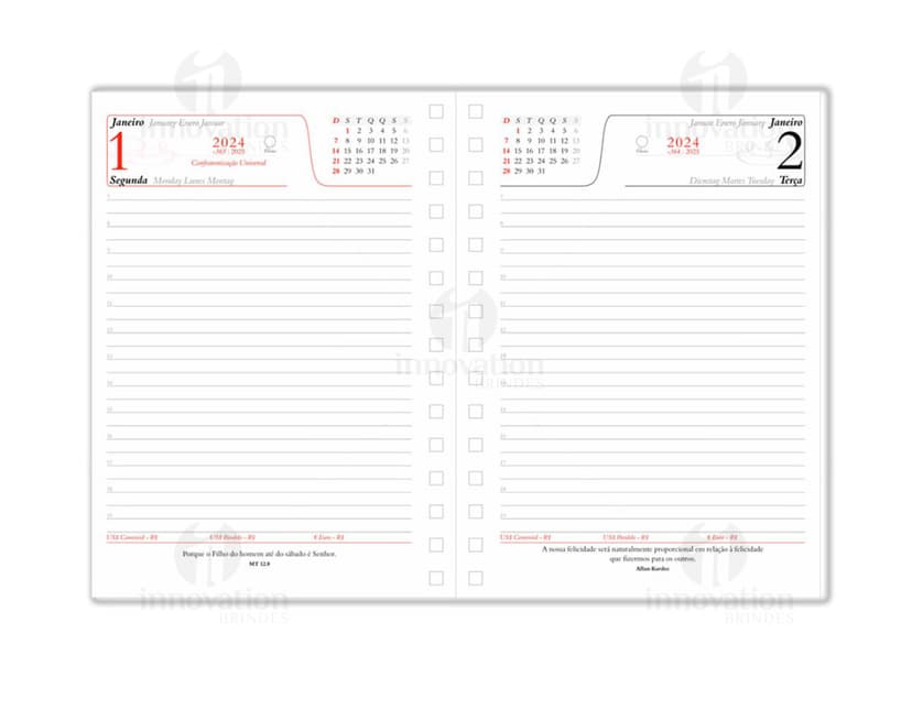 Agenda 2024 em couro preto com design elegante e espaçoso para organizar seus compromissos e metas. Perfeito para uso pessoal ou profissional, mantenha seus dias organizados com estilo. Ideal como presente corporativo ou para quem busca praticidade no dia a dia. Garanta já a sua!