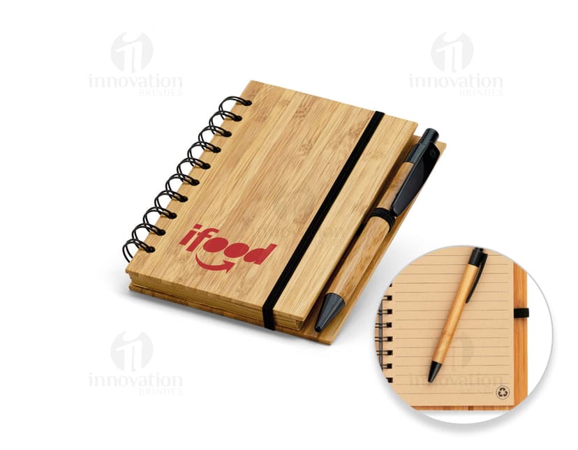Bloco de anotações em bambu para organização no seu dia a dia! Perfeito para a escola, trabalho ou estudos. Feito de material sustentável, esse bloco de notas é ideal para manter suas tarefas em dia. Aproveite a praticidade e elegância desse item essencial.