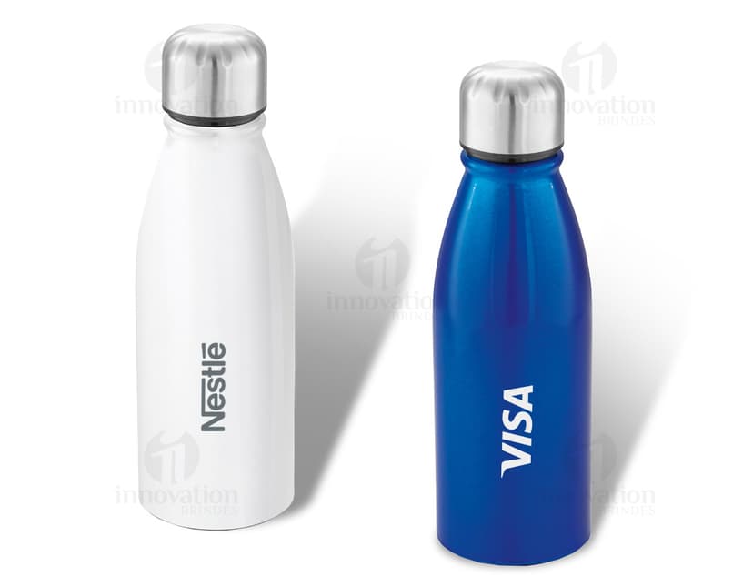 Frasqueira metálica para squeeze: perfeita para manter suas bebidas sempre frescas e com estilo. Ideal para levar para academia, trabalho ou viagens. Garanta a sua agora mesmo!