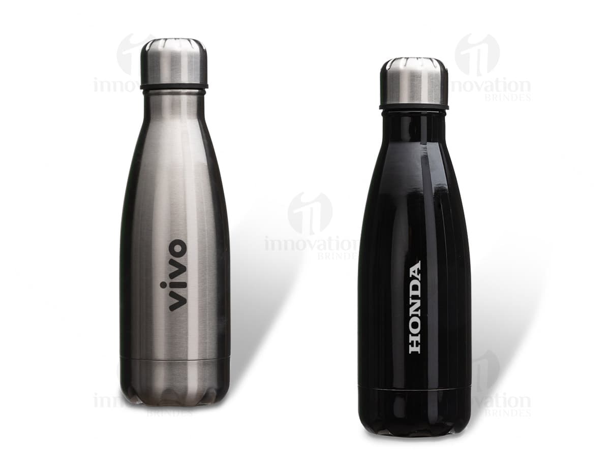Squeeze de metal 550ml - Ideal para manter-se hidratado o dia todo. Resistente e prático, perfeito para levar para academia, trabalho ou viagens. Garanta o seu!