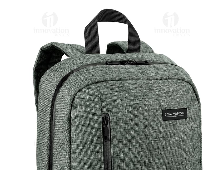 Mochila para notebook em couro preto - Ideal para viagens de negócios, armazenamento seguro e elegância moderna. Compre já a sua!