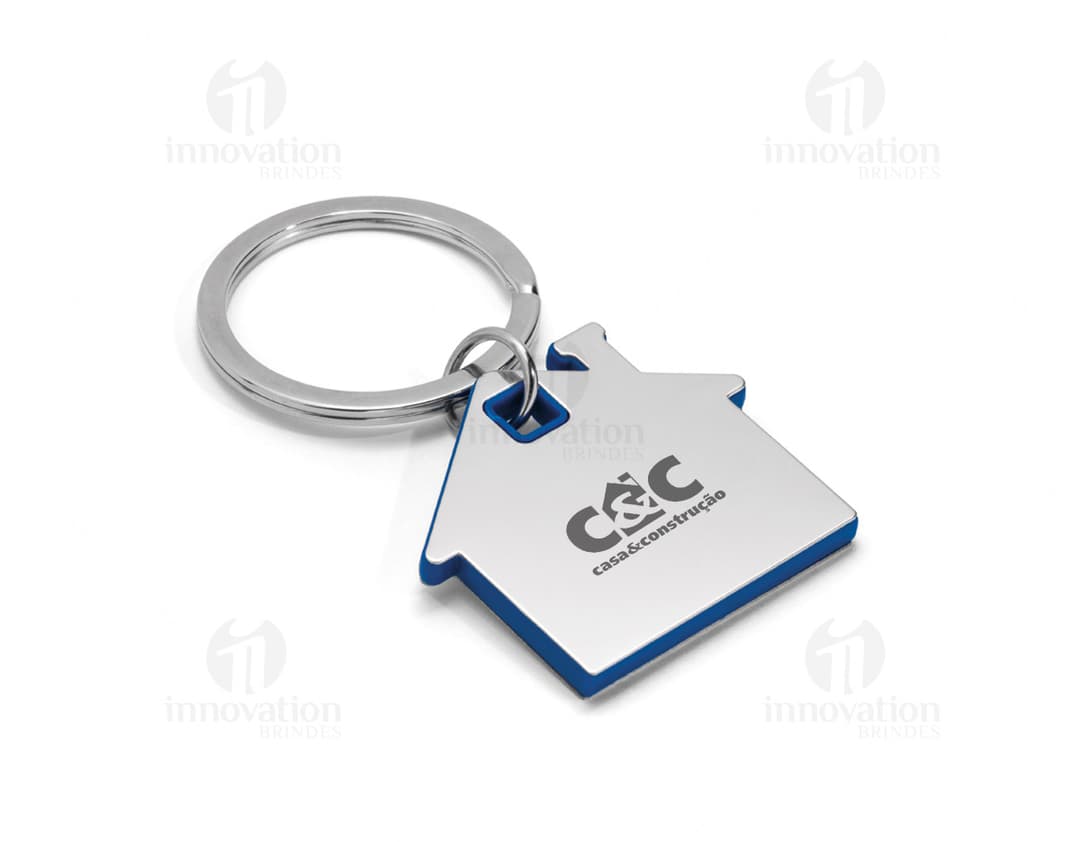 Chaveiro Casa - A segurança da sua casa na palma da mão. Proteja suas chaves com estilo e praticidade. Feito em metal resistente, ideal para manter suas chaves seguras. Garanta agora o seu chaveiro casa e tenha tranquilidade em suas mãos.