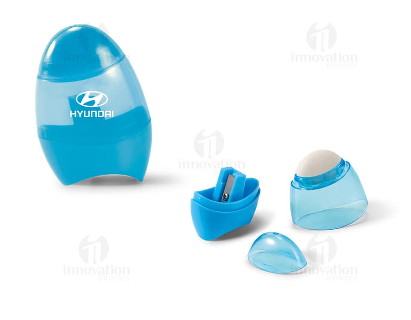 Apontador de lápis moderno para escritório e escola. Design prático, ideal para afiar lápis de forma rápida e eficiente. Compre já o seu!
