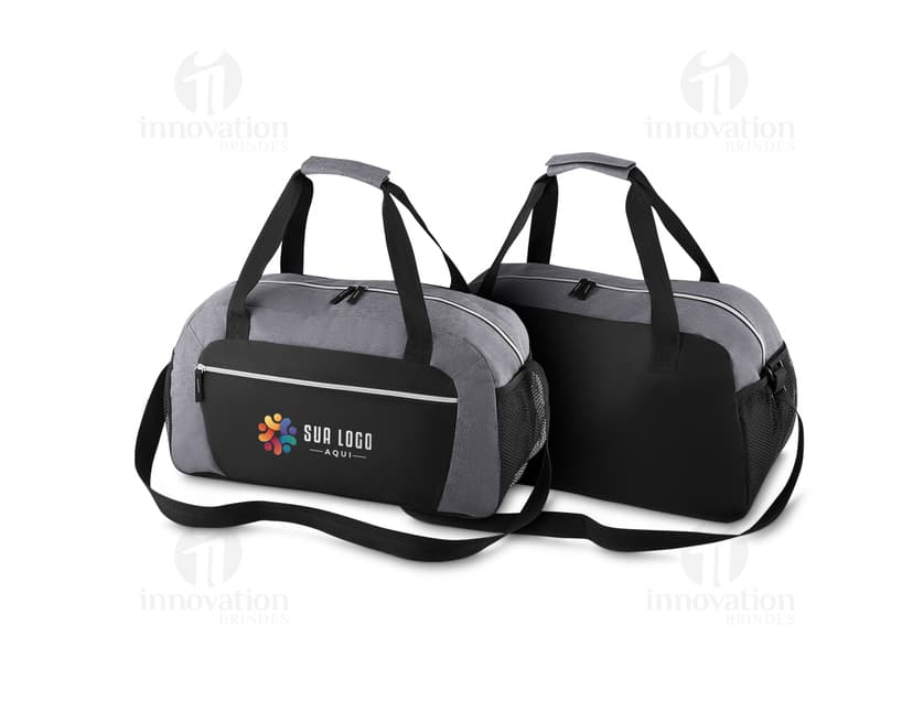 Mala esportiva preta moderna e elegante para quem busca praticidade e estilo. Feita em couro de luxo, é o acessório ideal para quem procura por um visual sofisticado e funcional. Perfeita para o dia a dia ou para viagens, essa mala é a combinação perfeita de elegância e praticidade. Garanta a sua agora!