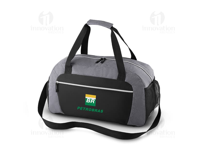 Mala esportiva preta de luxo, moderna e elegante para o seu estilo de vida ativo. Com alça resistente e design esportivo, é o acessório perfeito para quem busca praticidade e sofisticação. Adquira já a sua!