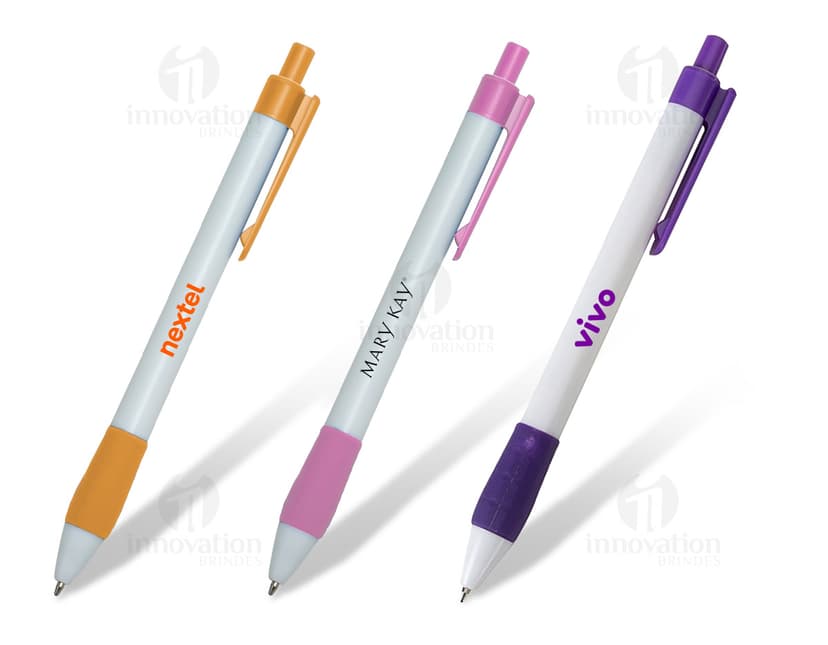 Caneta plástica colorida para escrita e desenho em papel, ideal para uso no escritório, escola ou em casa. Perfeita para negócios, educação e trabalhos artísticos. Adquira a sua hoje e coloque mais cor em suas atividades diárias!