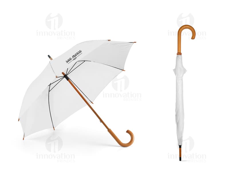 Guarda-chuva preto para proteção contra chuva e sol. Acessório de moda e segurança em um design moderno e atrativo. Ideal para dias chuvosos e ensolarados. Aproveite a temporada com estilo e praticidade!