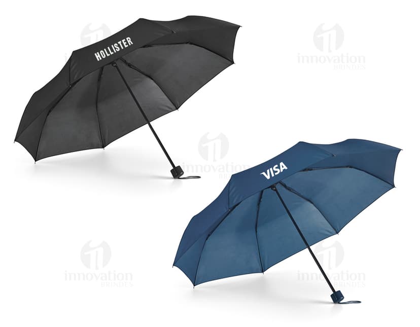 Guarda-chuva dobrável para proteção contra a chuva e sol. Design moderno e seguro, ideal para o outono e inverno. Leve e compacto, perfeito para viagens. Disponível em cores vibrantes. Adquira já o seu!