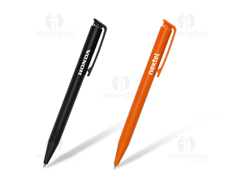 Caneta plástica: ideal para o dia a dia na escola ou no escritório. Perfeita para escrever, desenhar e marcar. Garanta já a sua!