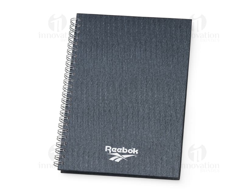 Caderno de Negócios em papel reciclado, perfeito para anotações e organização. Ideal para reuniões e compromissos. Prático e sustentável!