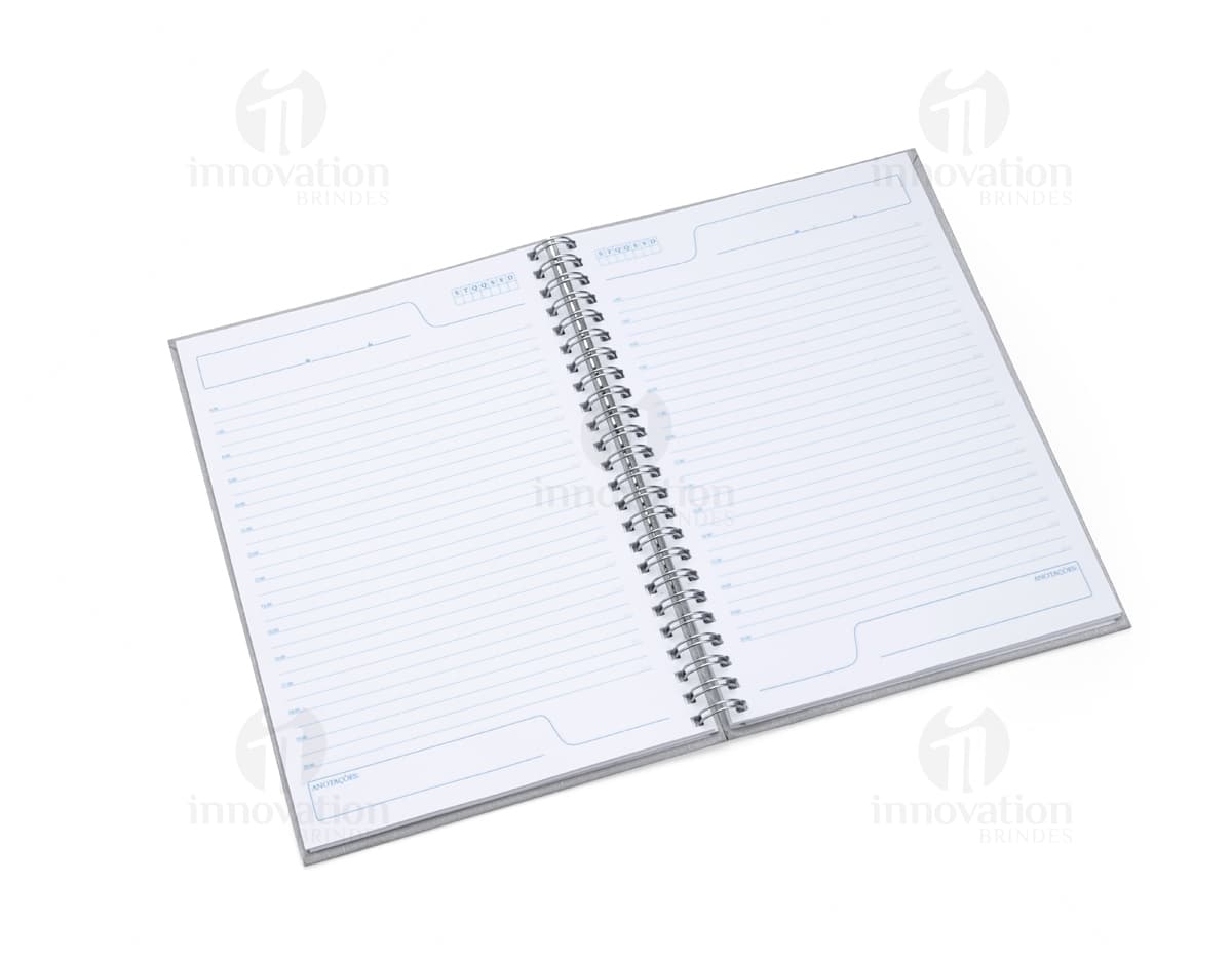 Caderno de negócios vazio de alta qualidade para anotações e lembretes. Feito em papel reciclado e com capa de papelão resistente. Ideal para organização e planejamento. Adquira o seu agora!
