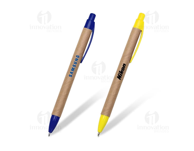 Caneta de papelão Eco-Friendly para escrita suave e sustentável. Ideal para estudantes, escritórios e negócios. Feita de material reciclável, promove a criatividade e a praticidade. Adquira a sua agora!