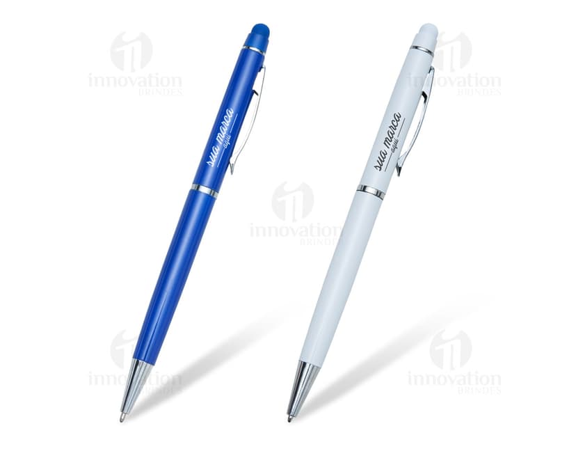 Caneta semimetal touch para escrita suave e precisa, perfeita para uso no escritório, na escola ou em casa. Ideal para assinar documentos, preencher formulários e fazer anotações. Adquira já a sua e tenha sempre uma caneta de qualidade à mão.