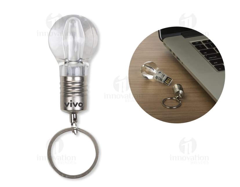 Pen drive lâmpada 4GB: a combinação perfeita entre tecnologia e criatividade. Ideal para quem busca eficiência e praticidade, armazene seus arquivos com estilo e inovação. Leve, compacto e cheio de inspiração, este pen drive irá iluminar o seu dia a dia. Adquira já o seu!
