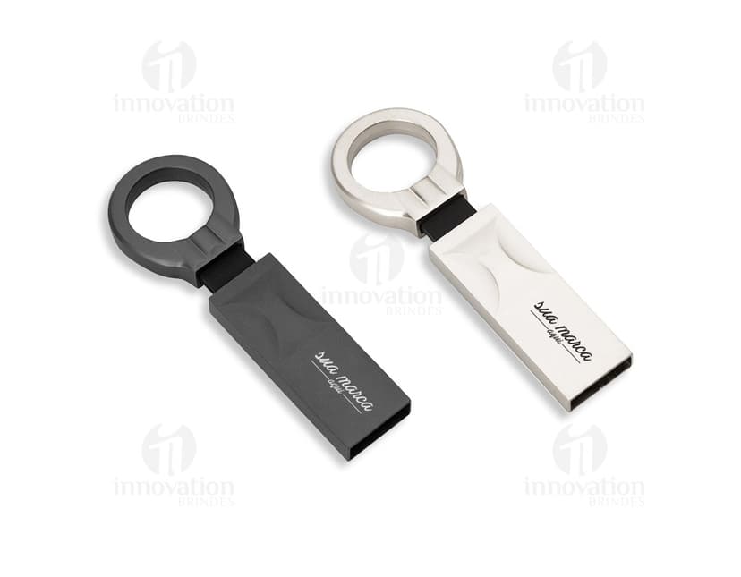 Pen drive de alumínio 4GB com design moderno e resistente. Ideal para armazenar seus arquivos com segurança e praticidade. Feito de aço cromado, oferece proteção e durabilidade. Perfeito para uso profissional ou pessoal. Garanta já o seu!
