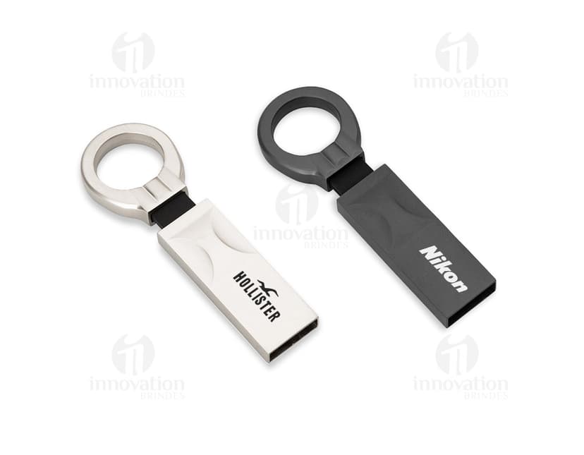 Pen Drive de Alumínio 32GB - Ideal para armazenar com segurança e praticidade todos os seus arquivos importantes. Com design moderno e resistente em aço, proporciona acesso fácil e rápido aos seus dados. A solução perfeita para manter seus documentos protegidos. Adquira já o seu!