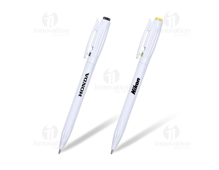 Caneta plástica de alta qualidade para escrita precisa e suave. Ideal para uso em escritório, escola e negócios. Feita de material durável e confortável de segurar. Aumente sua produtividade com esta caneta prática e elegante. Compre já!