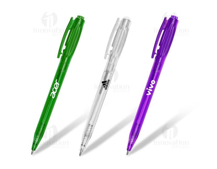 Caneta Plástica: Ideal para escrita suave e precisa em papel. Perfeita para uso escolar, escritório ou negócios. Alta qualidade e durabilidade. Adquira já a sua!