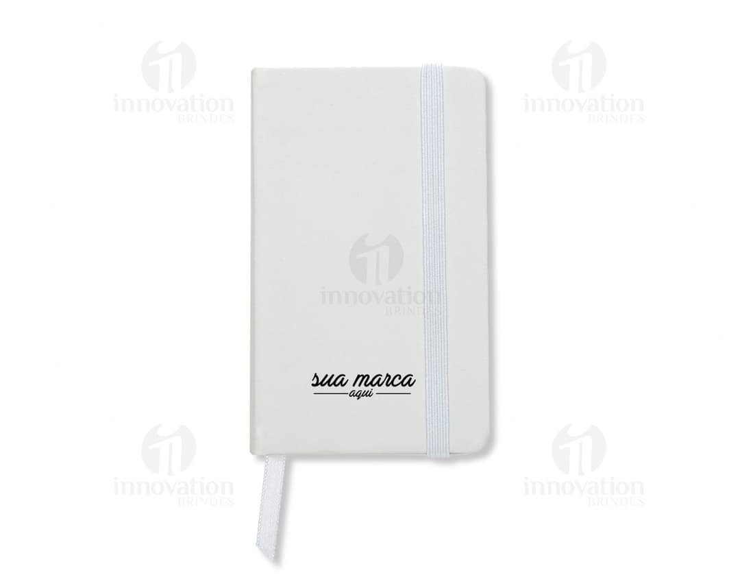 Bloco de anotações e moleskine de design moderno e limpo. Perfeito para o seu negócio, este item é prático, versátil e ideal para o dia a dia. Adquira já o seu e mantenha-se organizado!