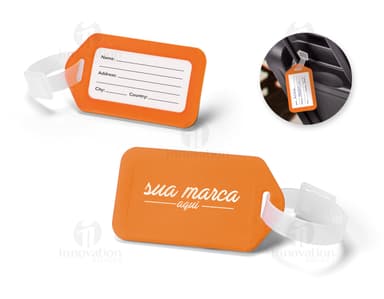 Identificador de bagagens para viagens com segurança e estilo. Nunca mais confunda sua mala com a de outra pessoa. Feito em material resistente, ideal para suas aventuras. Adquira já o seu!