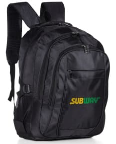 Mochila de couro preta moderna para viagens e negócios, com alça ajustável e zíper resistente. Ideal para armazenar seus pertences com estilo e elegância. Perfeita para quem busca praticidade e sofisticação em suas jornadas. Adquira já a sua!