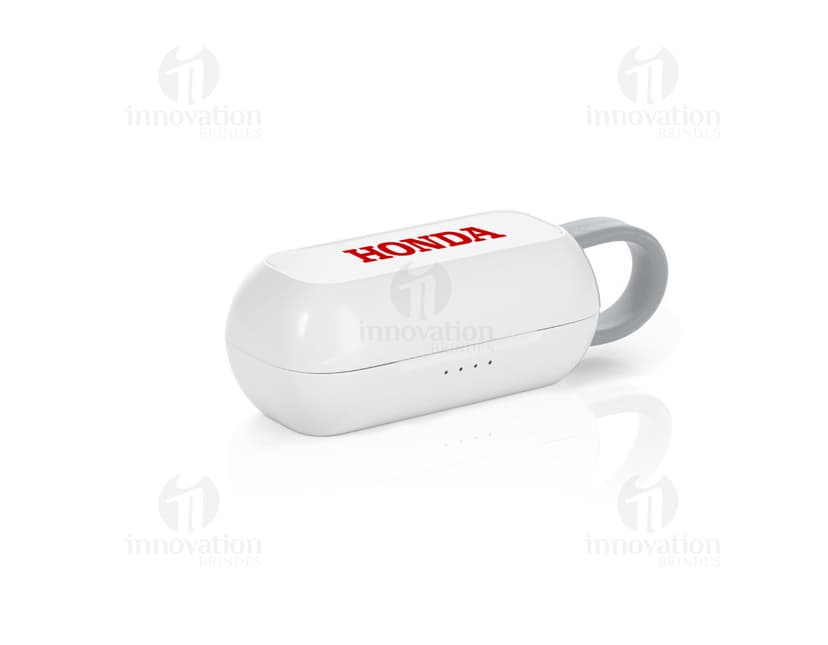 Fone wireless bluetooth 5.0 em ABS cor rosa, modelo de porquinho cofrinho, dispositivo eletrônico com conexão sem fio, ideal para economia e finanças, simbolizando segurança e investimento.