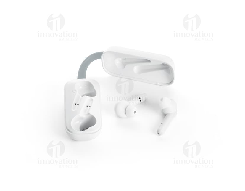 Fone wireless bluetooth 5.0 em ABS cor rosa, modelo de porquinho cofrinho, dispositivo eletrônico com conexão sem fio, ideal para economia e finanças, simbolizando segurança e investimento.
