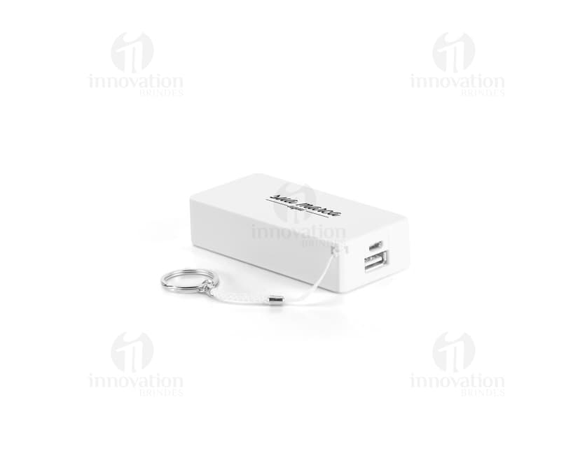 Power Bank 4.000 mah - Mantenha seu dispositivo sempre carregado com este moderno equipamento de tecnologia eletrônica. Com capacidade de 4.000 mah, é perfeito para quem precisa de energia extra em qualquer lugar. Garanta já o seu!