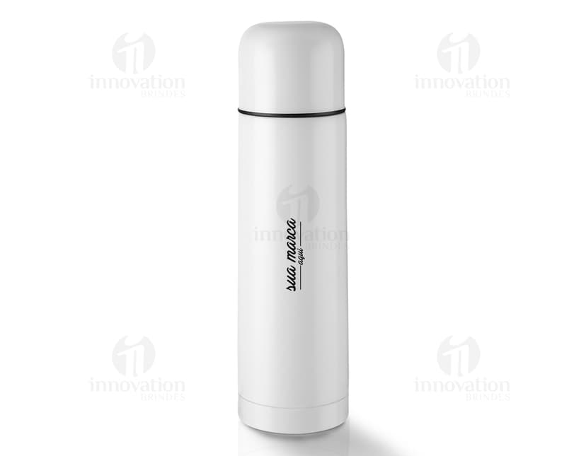 Garrafa térmica 500ml: mantenha suas bebidas na temperatura certa com este equipamento de higiene e embalagem de qualidade. Ideal para líquidos, como água, sucos e chás. Perfeita para uso em casa, no escritório ou em viagens. Mantenha-se sempre hidratado com esta garrafa resistente e prática.