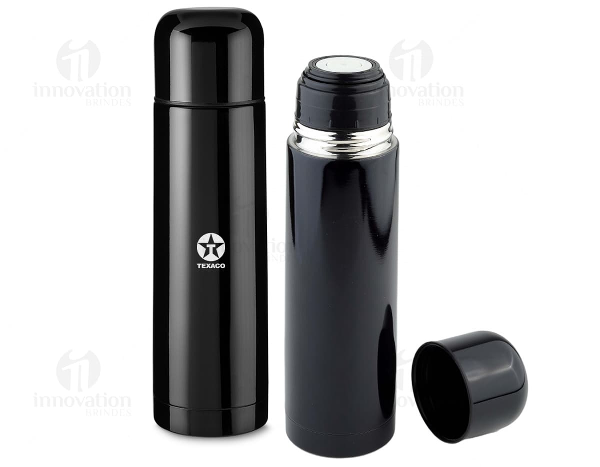 Garrafa Térmica 500ml: mantenha suas bebidas sempre na temperatura ideal. Ideal para levar para o trabalho, academia ou viagens. Prática e durável, feita em plástico resistente. Garanta sua hidratação com estilo e praticidade!