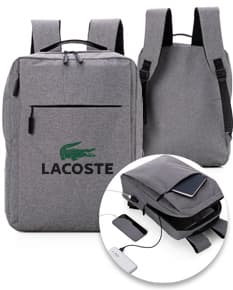 Mochila para notebook: transporte seu equipamento com segurança e estilo. Moderna, prática e resistente, essa mochila é o acessório perfeito para profissionais e estudantes. Compartimentos acolchoados, alças confortáveis e design elegante. Adquira já a sua!