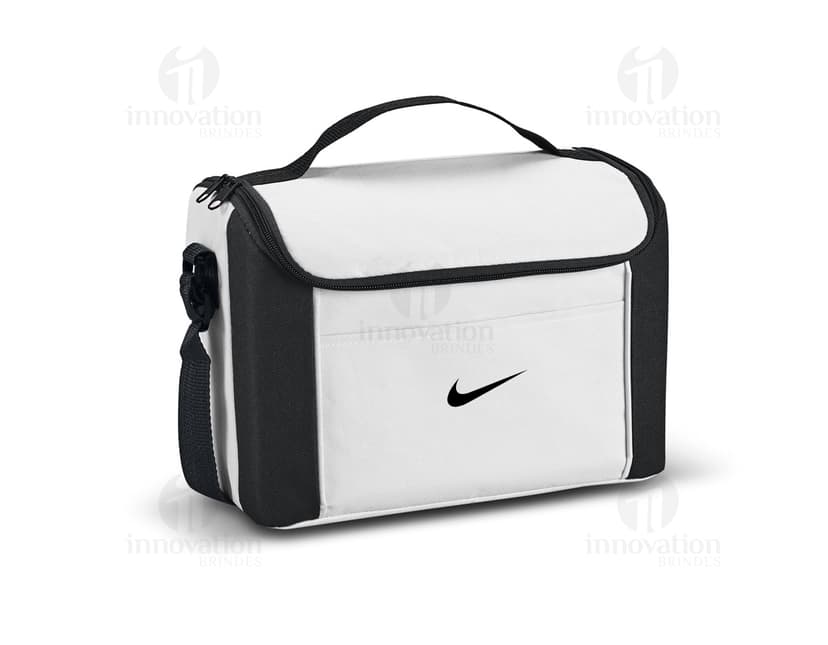 Bolsa térmica 8 litros em couro retro para viagens e negócios. Acesso fácil com alça resistente e design moderno. Mantenha seus alimentos frescos em grande estilo! Ideal para trabalho ou lazer.