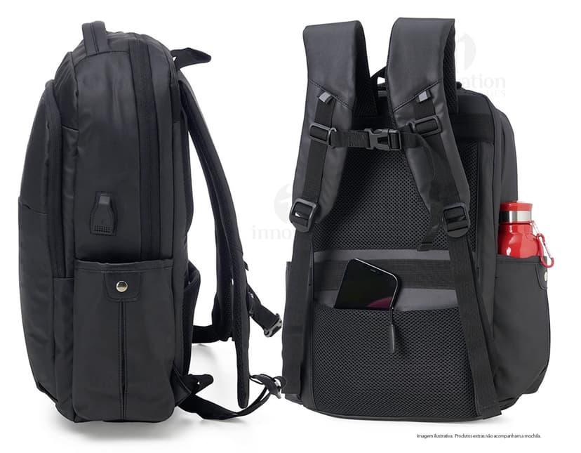 Mochila em couro sintético de alta qualidade, perfeita para acompanhar você em viagens e no dia a dia. Com alça ajustável e compartimentos espaçosos, ideal para manter seus pertences organizados. Seja para uma viagem de negócios ou um passeio casual, essa mochila é o acessório perfeito para quem busca praticidade e estilo. Adquira já a sua e esteja preparado para qualquer aventura!