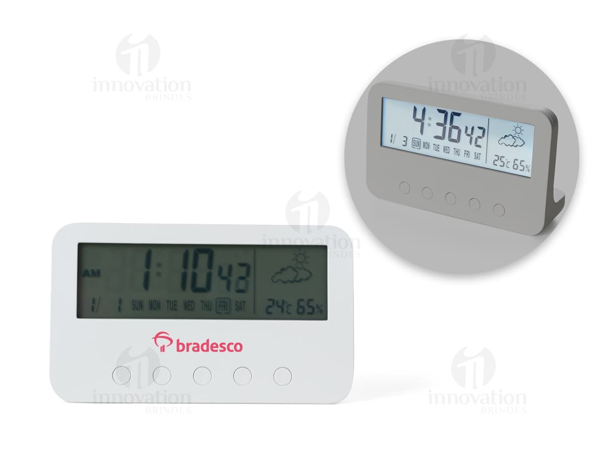Relógio digital de alta precisão para controle de tempo e temperatura. Equipamento tecnológico e de fácil manuseio, perfeito para manter a organização nos negócios. Ideal para desktop, com display isolado e timer. Nunca perca um compromisso com esse instrumento de controle eficiente. Confie na nossa qualidade e pontualidade!