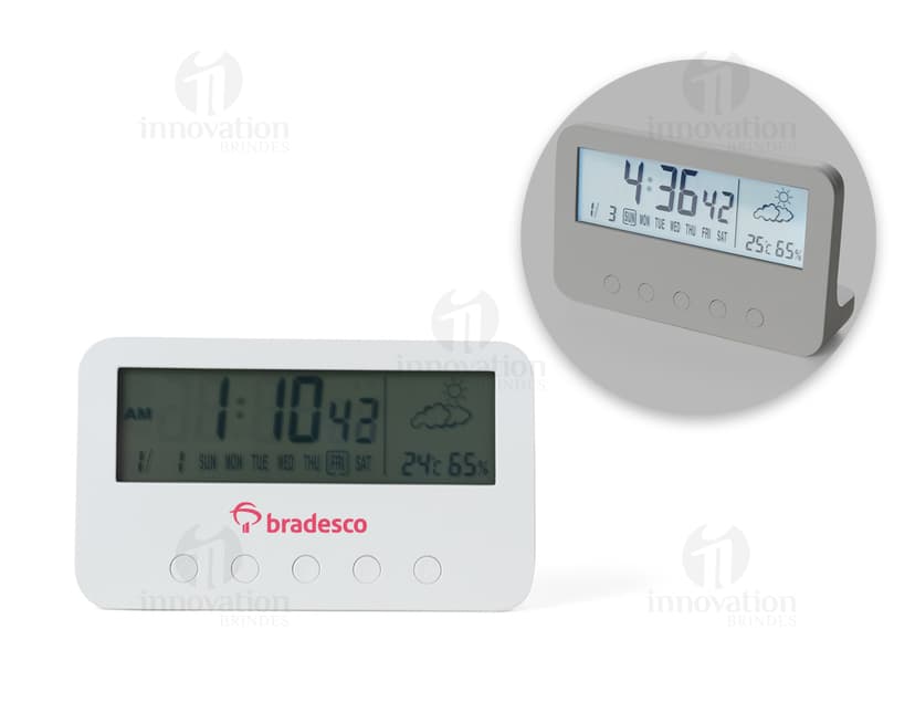 Relógio digital de alta precisão para controle de tempo e temperatura. Equipamento tecnológico e de fácil manuseio, perfeito para manter a organização nos negócios. Ideal para desktop, com display isolado e timer. Nunca perca um compromisso com esse instrumento de controle eficiente. Confie na nossa qualidade e pontualidade!
