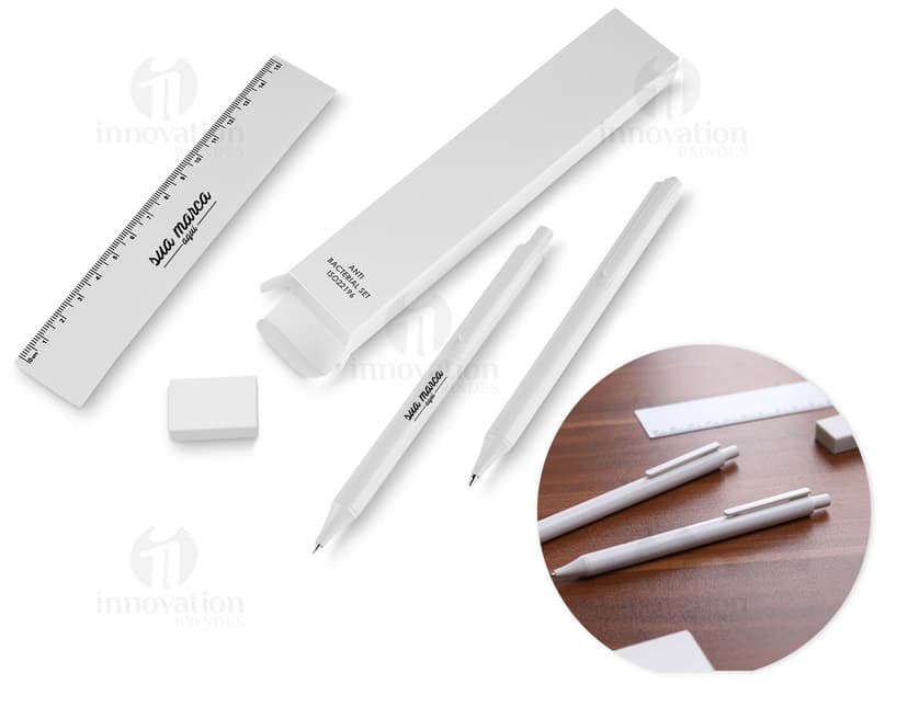 O kit de escritório é perfeito para estimular a sua criatividade e produtividade no trabalho. Composto por papel, lápis, tesoura e outros itens essenciais, este conjunto de alta qualidade vai te ajudar a manter-se organizado e inspirado. Ideal para escritórios, escolas e ambientes de trabalho em geral. Adquira já o seu e transforme o seu espaço de trabalho!