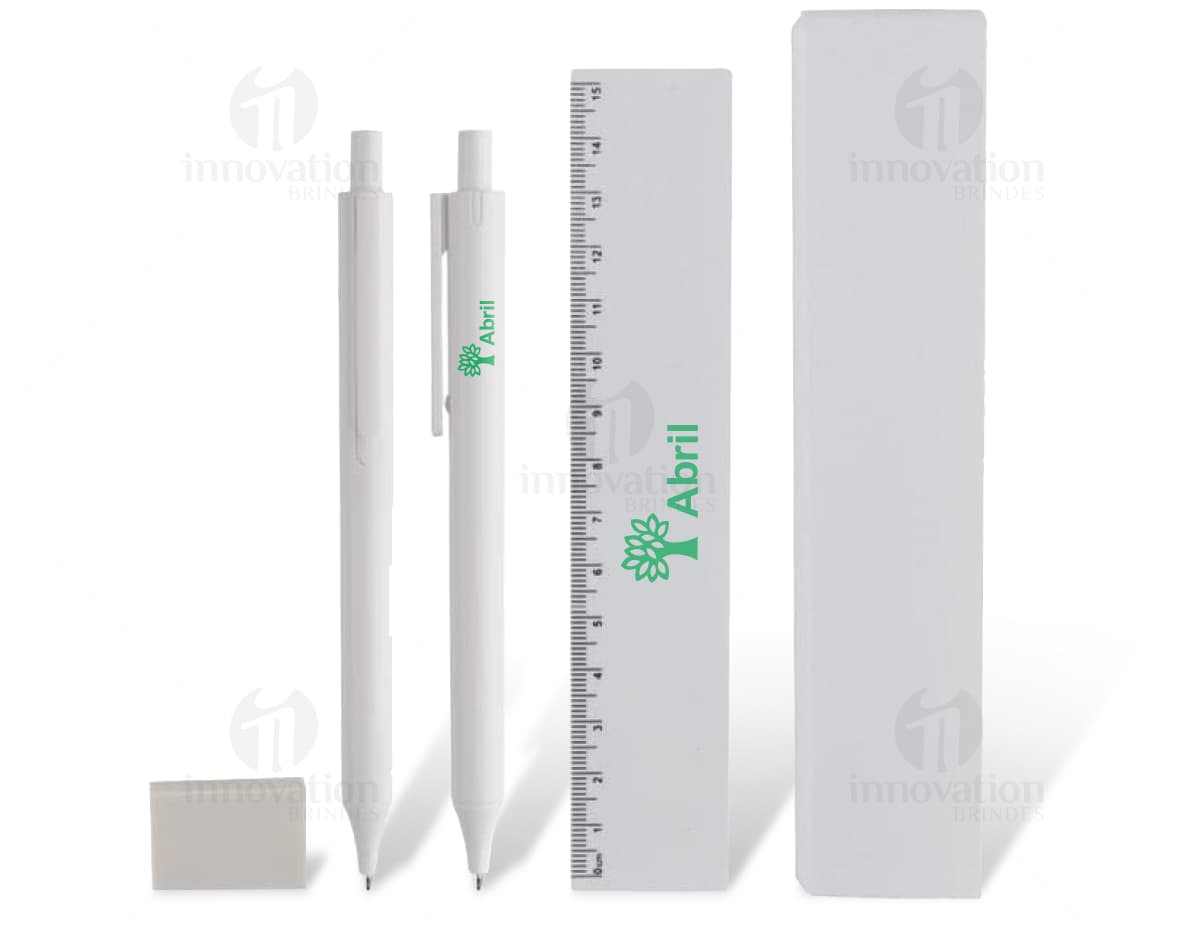 Kit de escritório completo para garantir sua produtividade! Inclui papel, lápis, tesoura e muito mais. Ideal para melhorar sua criatividade e organização. Feito com materiais de alta qualidade e design moderno. Perfeito para uso em casa, no trabalho ou na escola. Garanta já o seu!