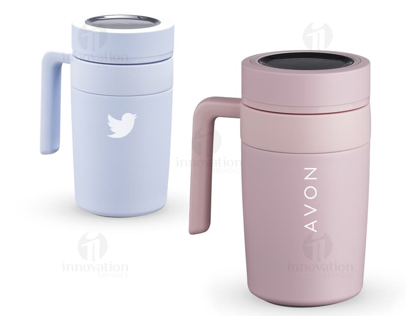 Caneca térmica 500ml com display LED para manter suas bebidas quentes por mais tempo. Perfeita para quem busca qualidade e tecnologia. Aproveite já!