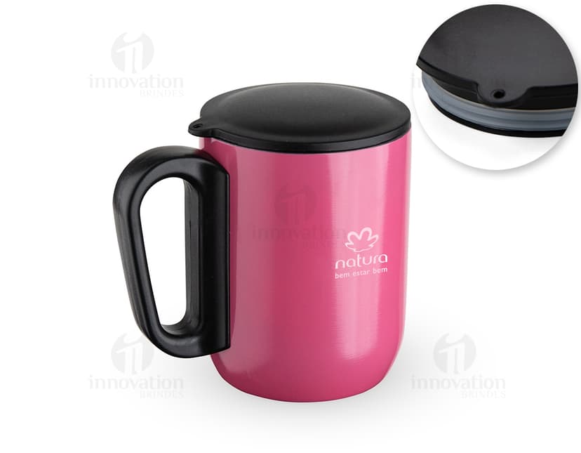 Caneca de inox 250ml: a opção perfeita para desfrutar de suas bebidas favoritas. Resistente, durável e com capacidade ideal para seu café ou chá. Adquira já a sua!